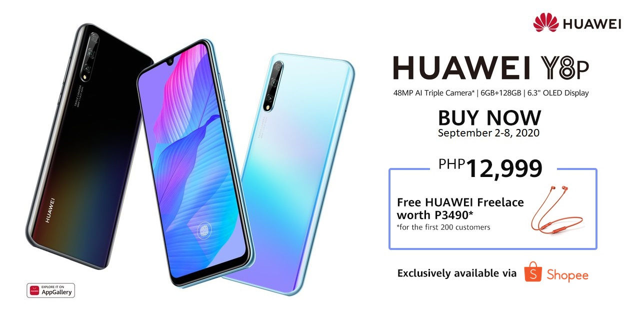 Huawei Y8p with Kirin 710F and 48MP Main Camera Now Available in PH