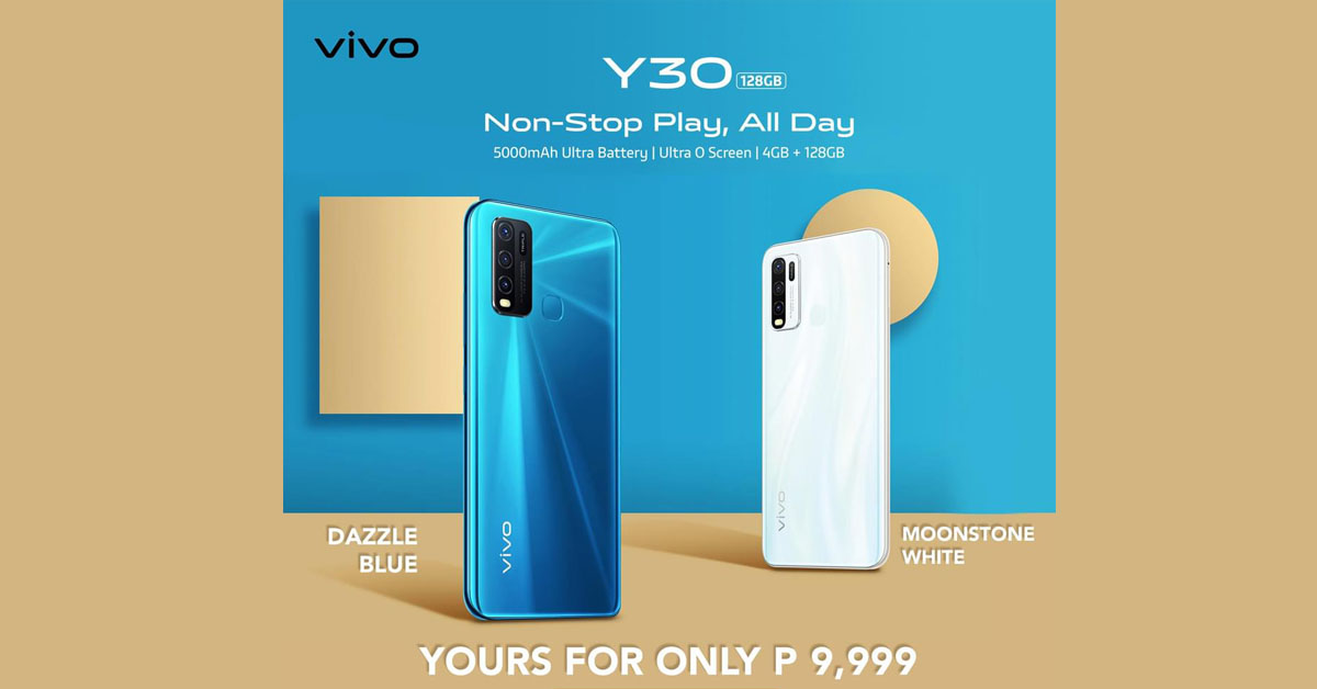 vivo Y30 Now Available in PH, Packs 5,000mAh Battery