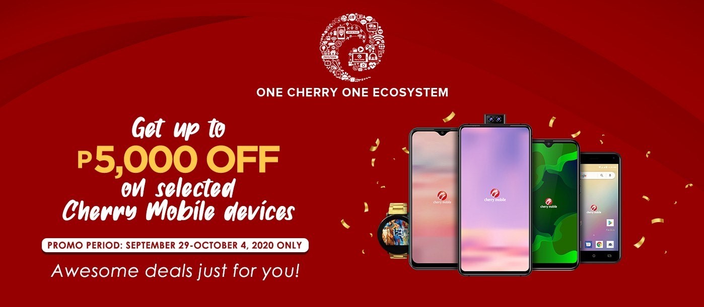 Avail of Great Deals at CHERRY’s Official Online Store Until October 4!