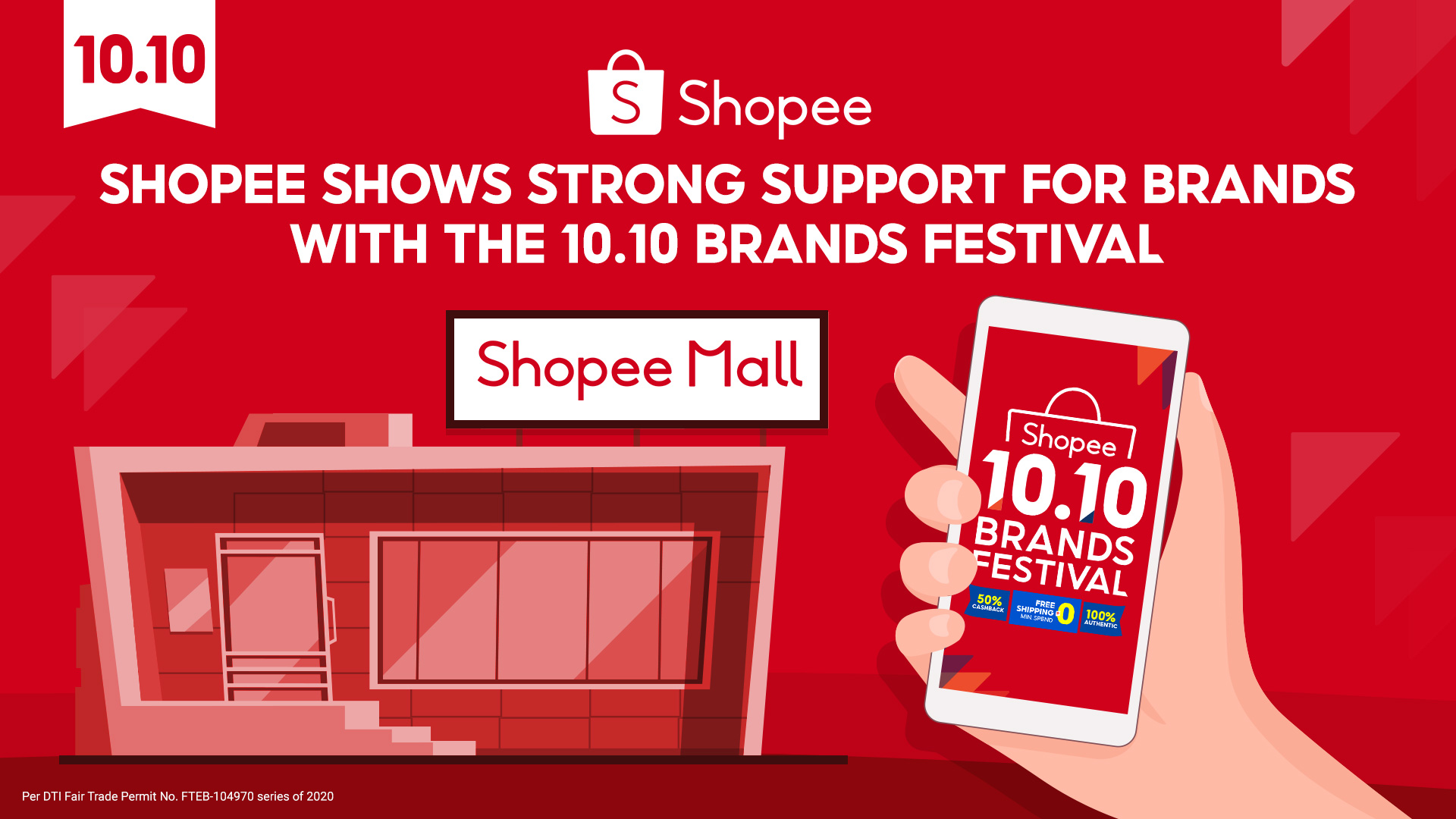 Shopee Empowers Brand-partners with 10.10 Brands Festival