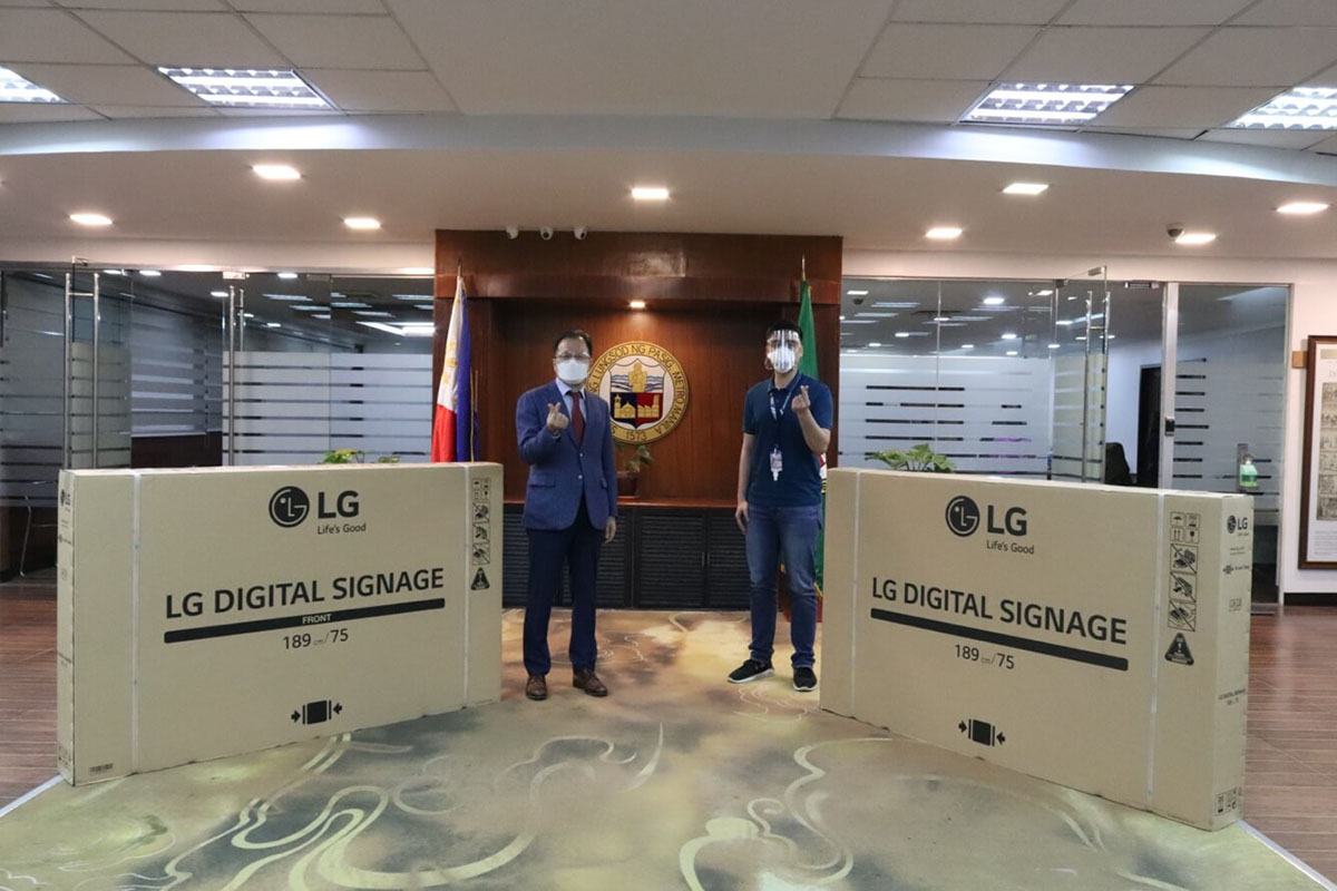 LG Donates Digital Displays to the City of Pasig