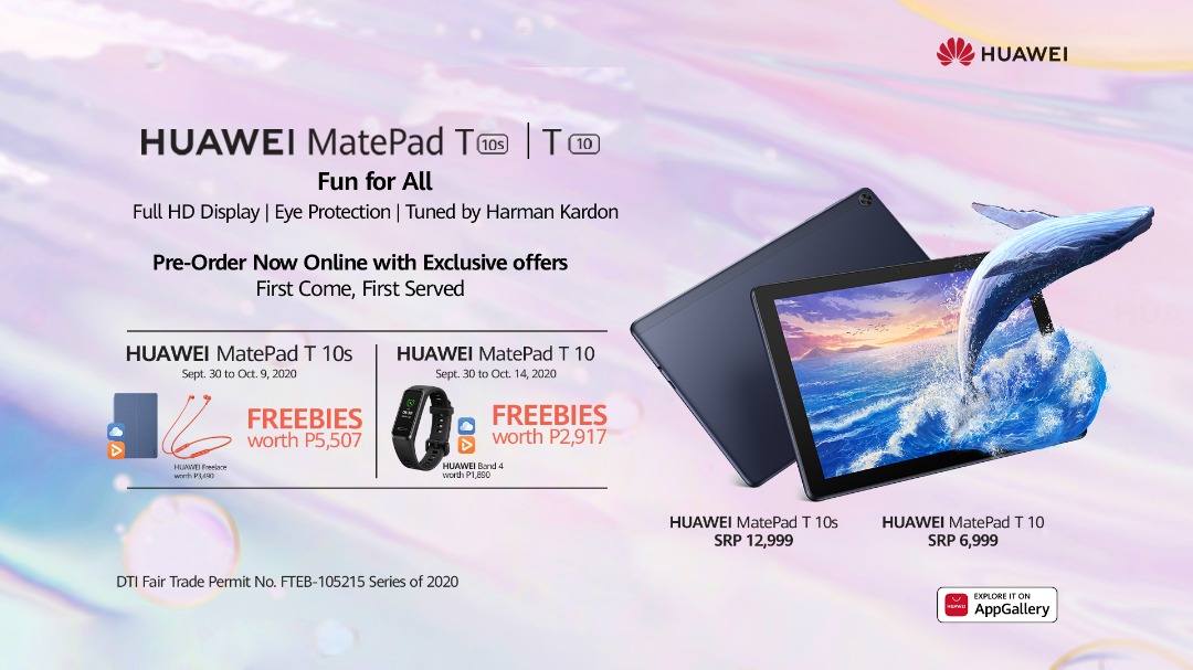Huawei MatePad T10 Series Now Available for Pre-Order!