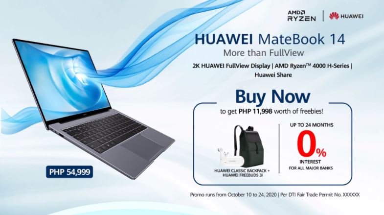 Huawei Launches Huawei Matebook 14 in the Philippines, Priced at PhP54999
