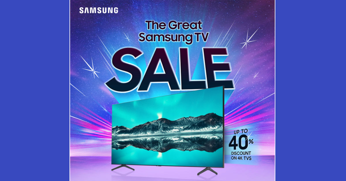 The Great Samsung TV Sale is Here!