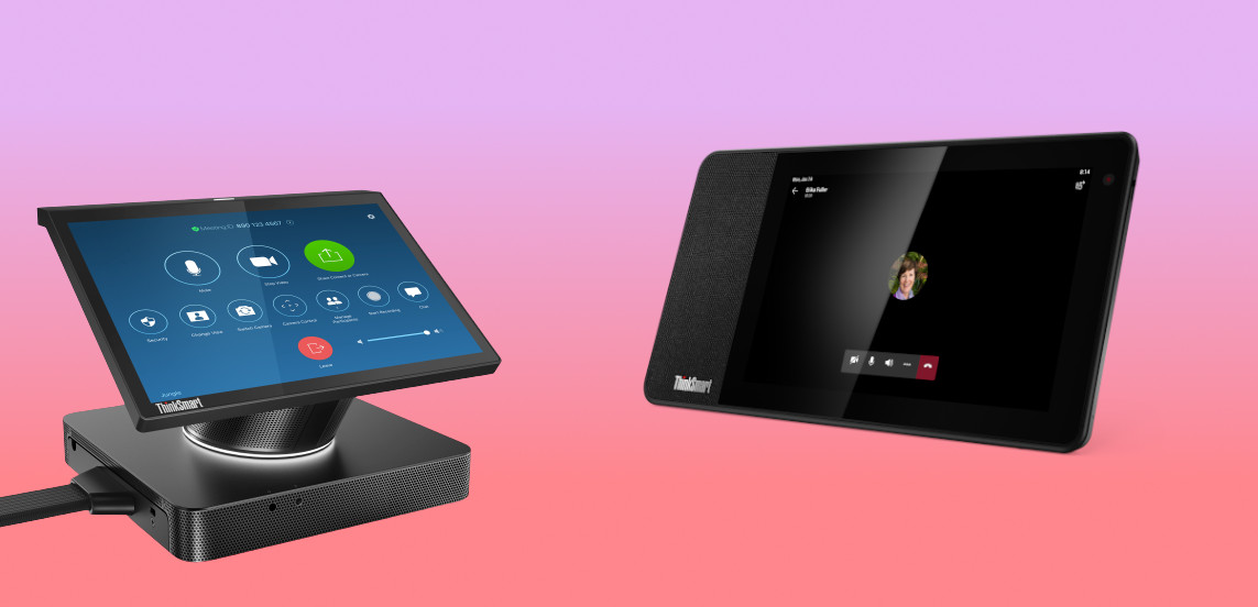Lenovo’s ThinkSmart Hub and ThinkSmart View will Come with Zoom Rooms and Zoom for Home, Respectively