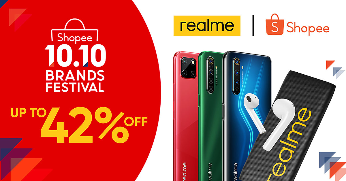 Prepare for Exciting Offers from realme at Shopee’s 10.10 Brand Festival Sale!