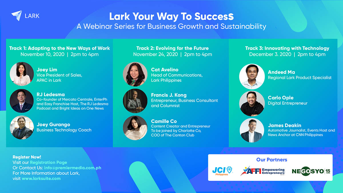 Lark Launches its New Normal Business Council and Mentorship Program
