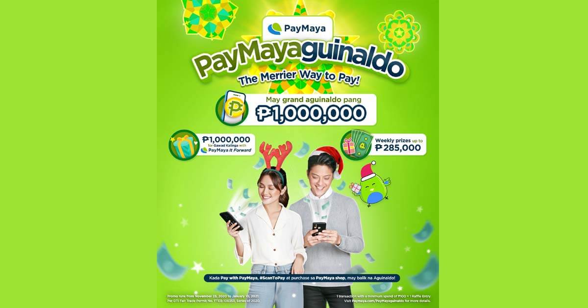 Give and Receive this Christmas with PayMayaguinaldo!