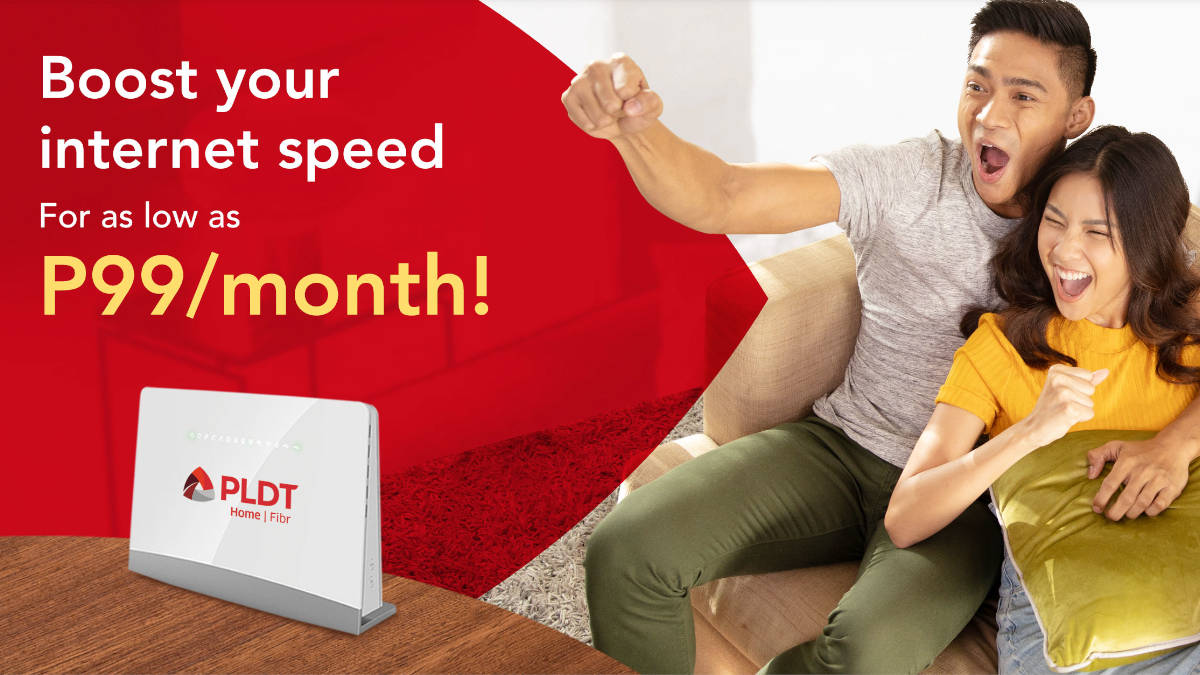 Boost Your PLDT Home Fibr Speed for as Low as PhP99 Per Month