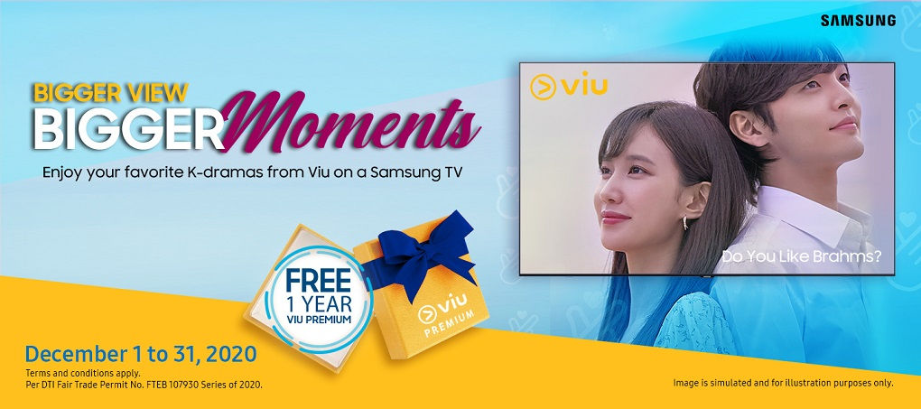 Get a 1-Year Viu Premium Subscription When You Purchase a Samsung TV!