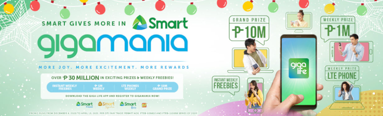 Celebrate the Season of Giving with Smart’s GIGAMANIA