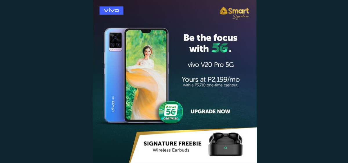 vivo V20 Pro 5G Now Available on Smart Signature Plans