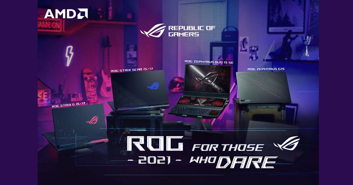 ASUS ROG Announces Local Availability and Pricing for 2021 Gaming Laptop Lineup