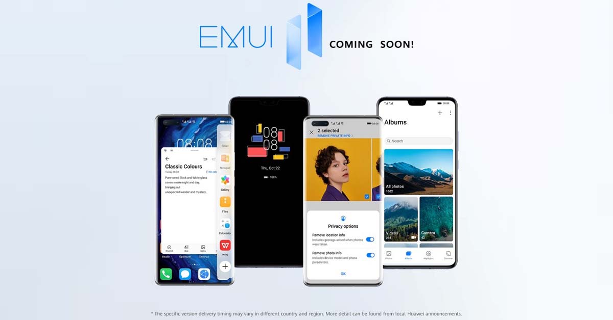 Huawei Announces EMUI 11 Update Schedule for PH