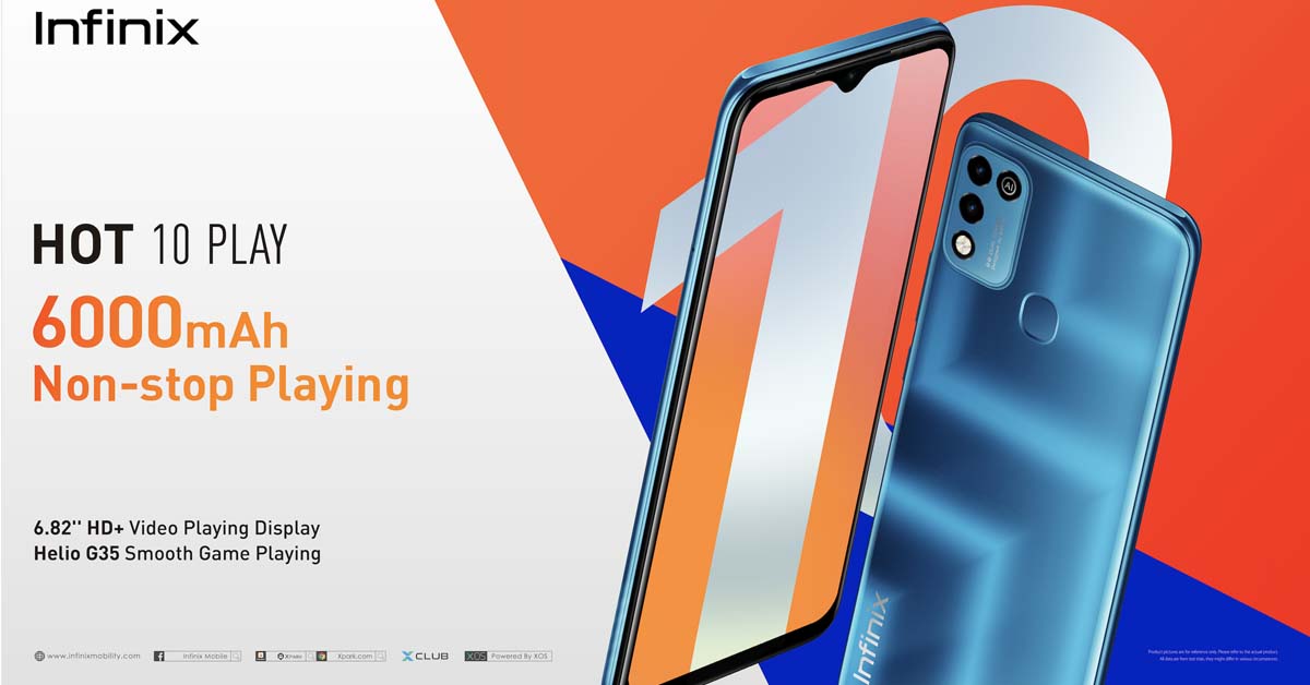 Infinix Hot 10 Play with Helio G25 and 6,000mAh Battery Launched in PH