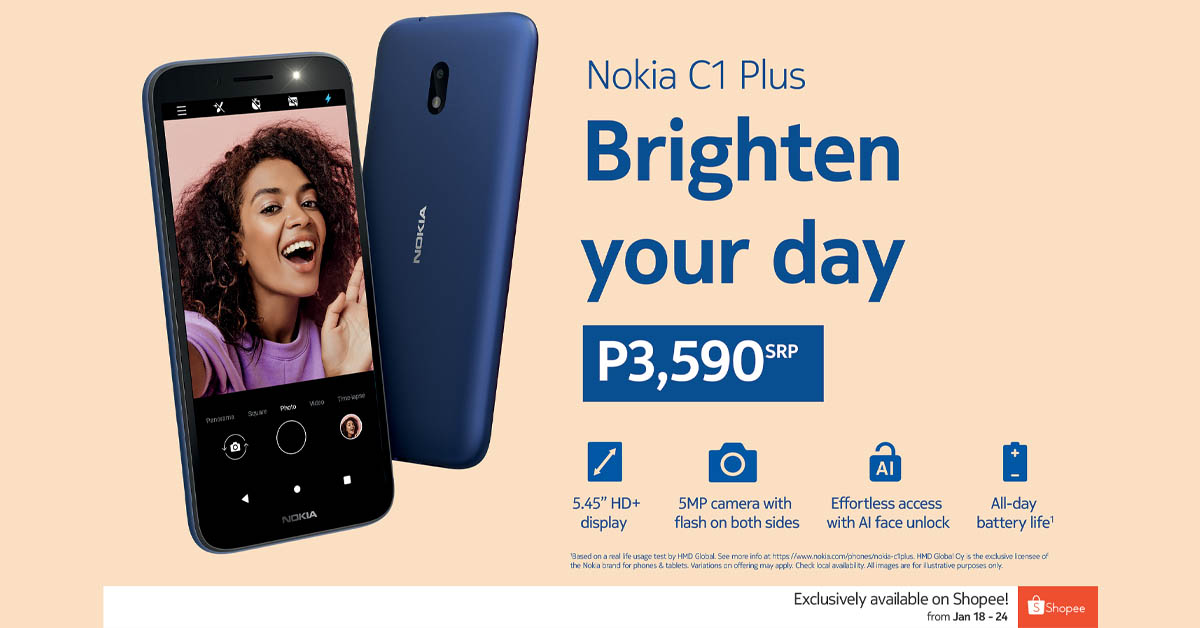 Nokia C1 Plus Launches in PH, Priced at Only PhP3,590