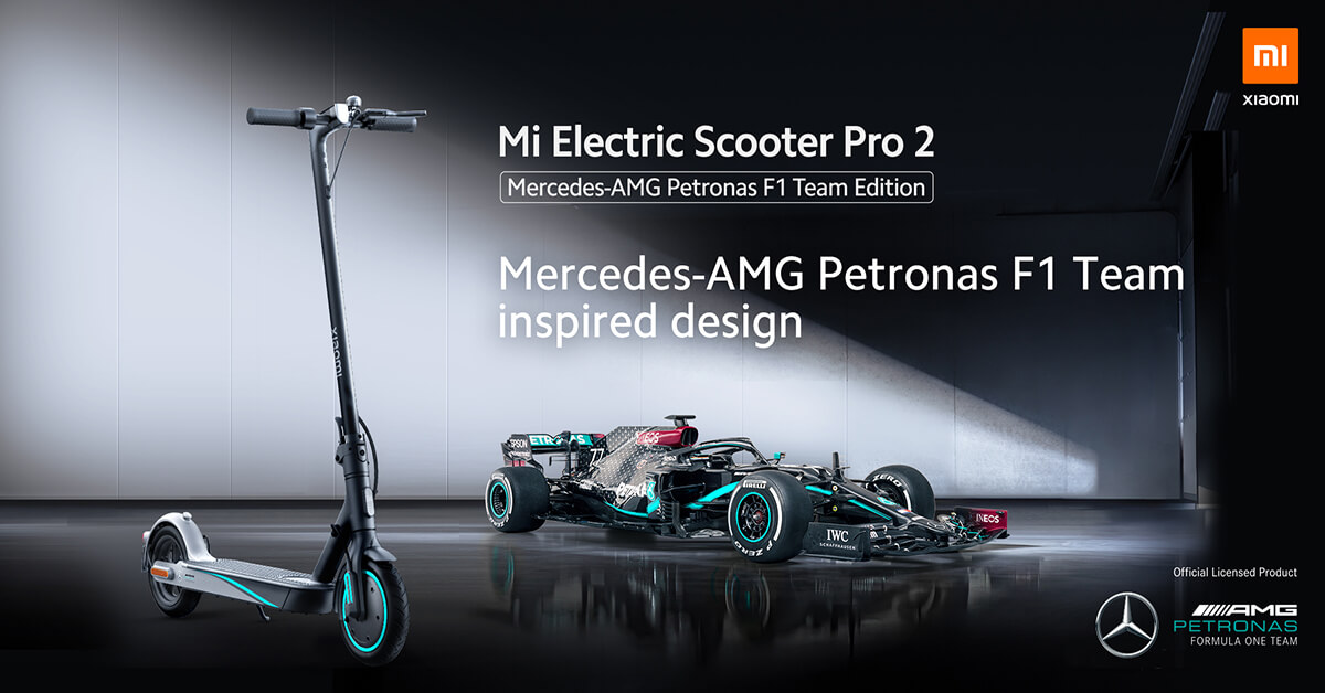 Xiaomi Launches Mi Electric Scooter Pro 2 Mercedes-AMG Petronas F1 Team Edition and Vacuum Cleaner G10 in PH
