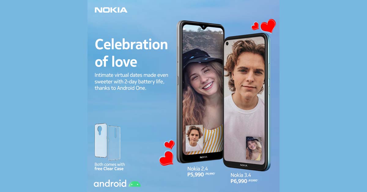 The Nokia 2.4 and 3.4 are Now More Affordable, Just in Time for Valentine’s Day!