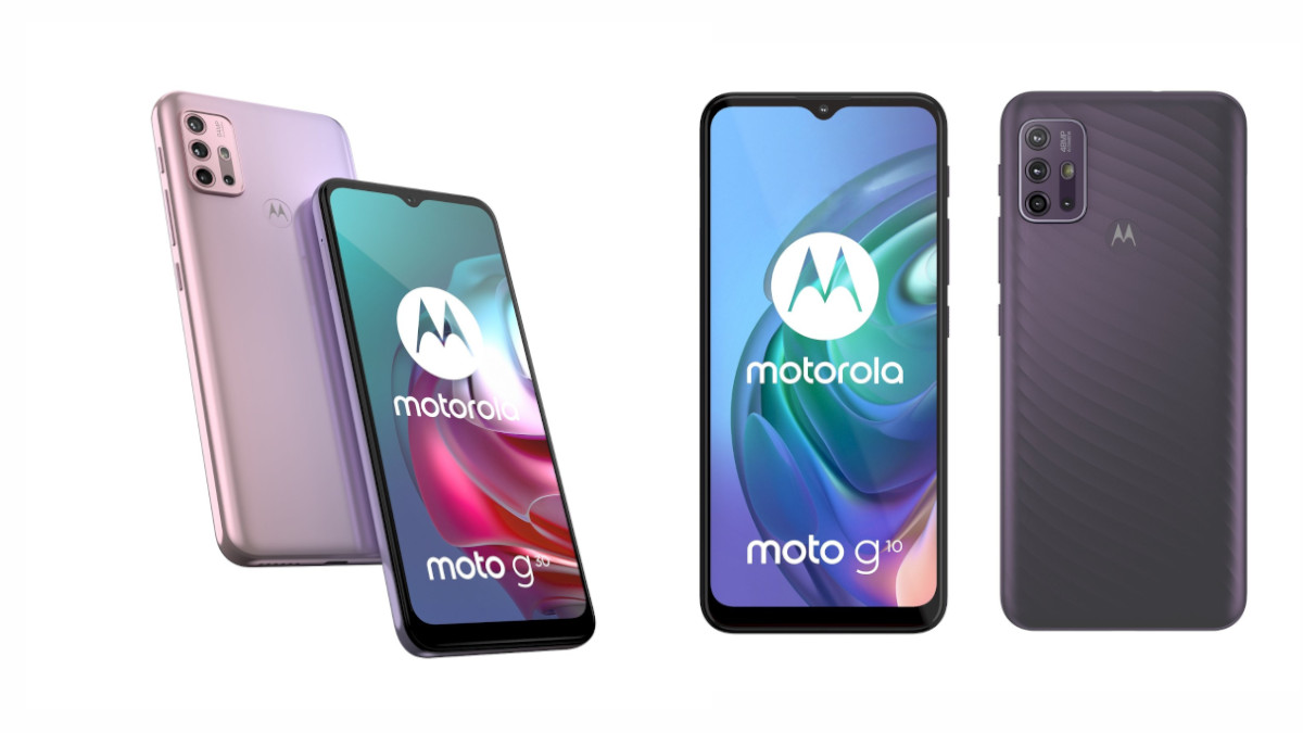 Motorola Moto G30 and G10 Announced in Europe with a 5000mAh battery