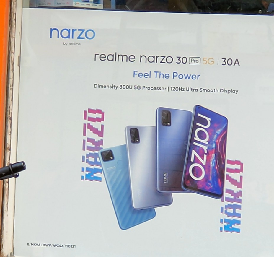 realme Narzo 30 Pro Poster Reveals Specs and Design