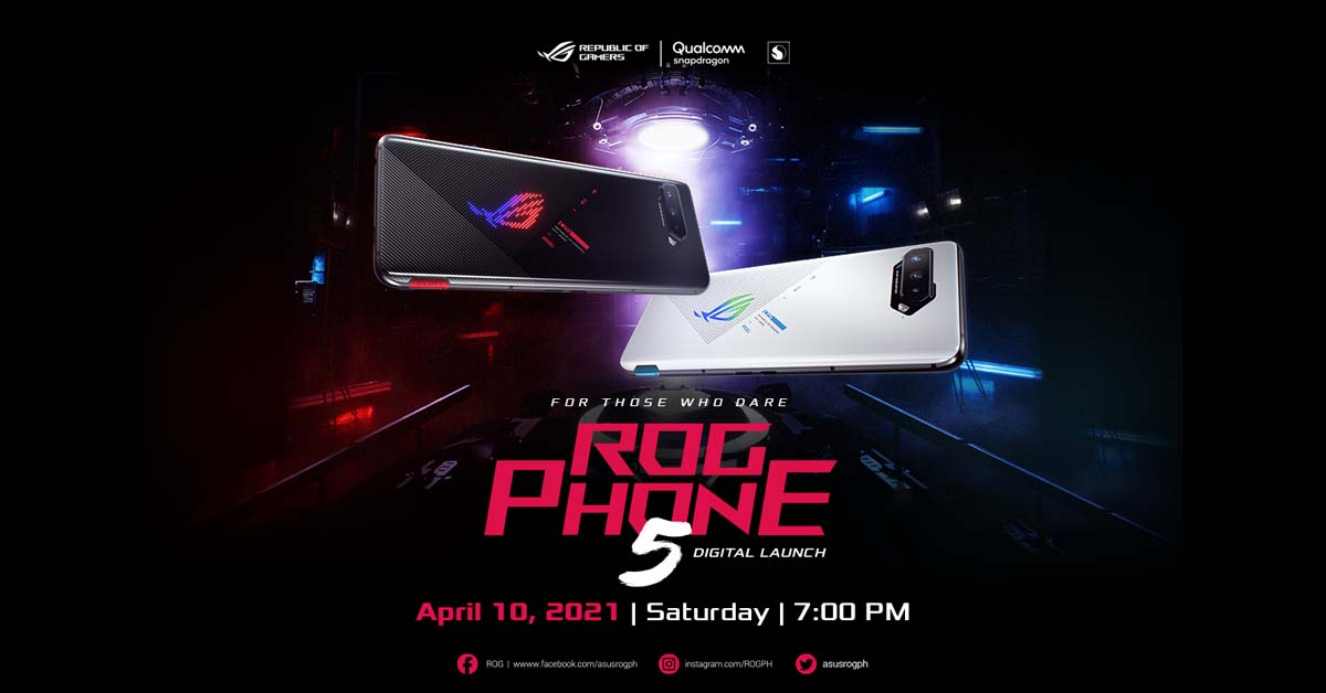 ASUS ROG Phone 5 Set to Launch in PH on April 10!