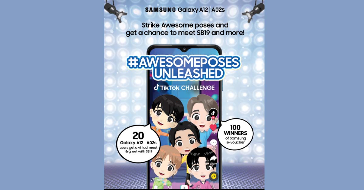 Get a Chance to E-Meet SB19 with Samsung’s #AwesomePosesUnleashed TikTok Challenge