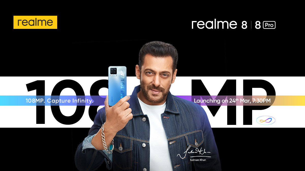 realme 8 Series Set to Launch in India on March 24