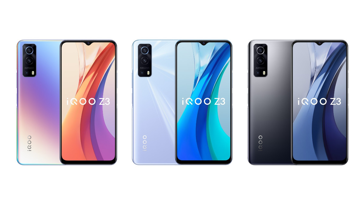 iQOO Z3 unveiled with Snapdragon 768G with 120Hz Refresh Rate