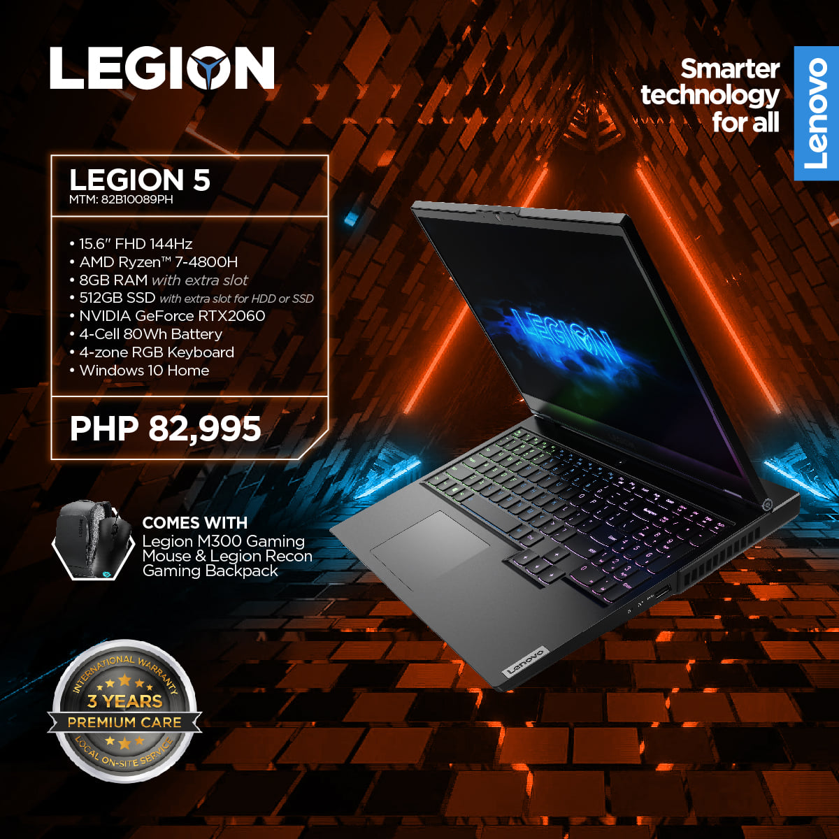 Lenovo Legion 5 AMD PH Price - Legion 5 Philippines Price