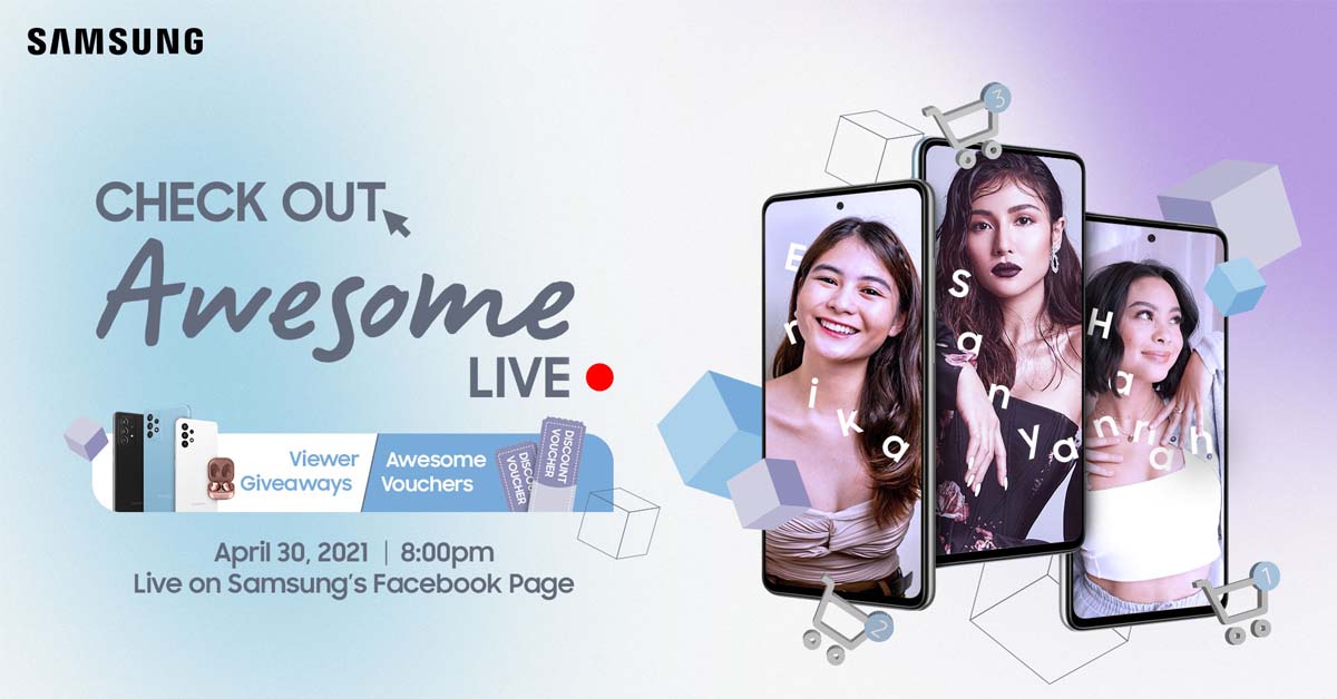 Join Team Galaxy Ambassadors in Samsung’s #AwesomeLive Shopping Event