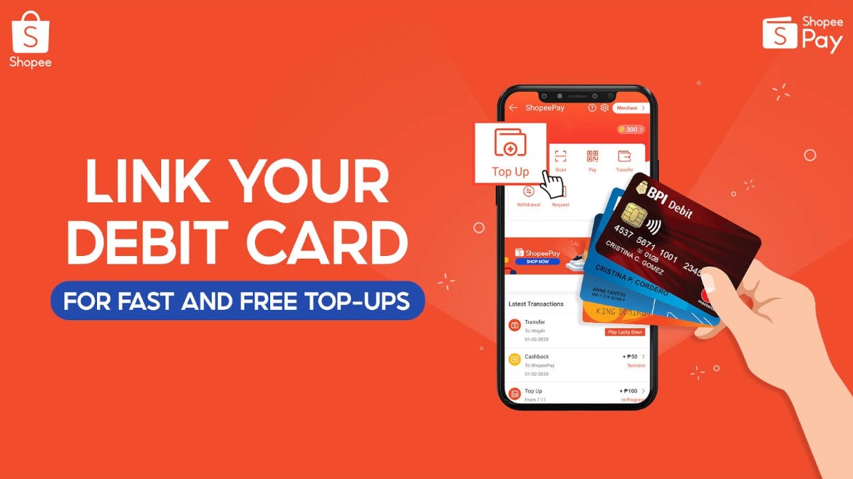 Link Your Debit Card to ShopeePay for Faster Top-Ups