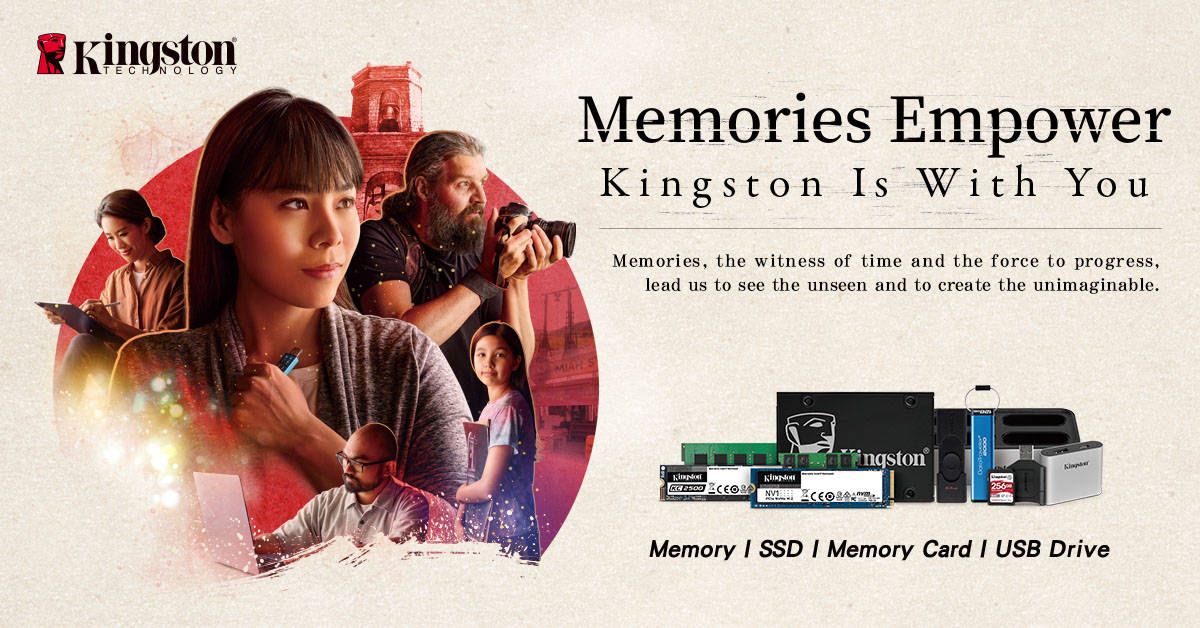 Kingston Aims to Inspire People with the Power of Memories with its “Kingston Is With You” Campaign
