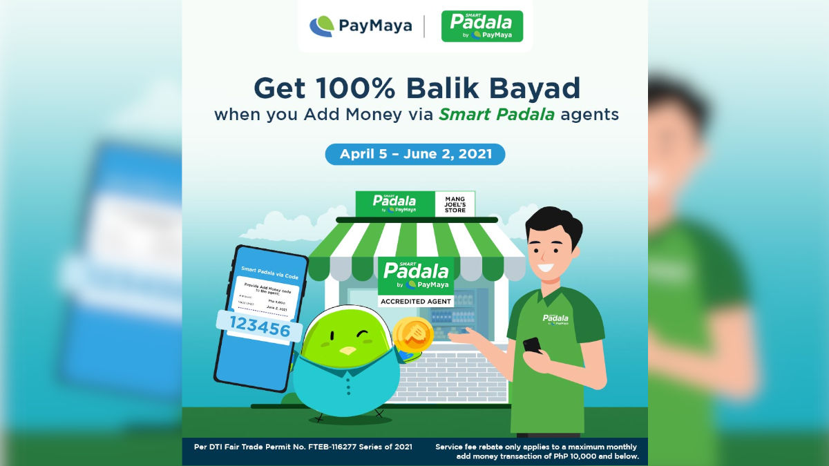 Get Rewards for Your PayMaya Add Money Transactions at Smart Padala