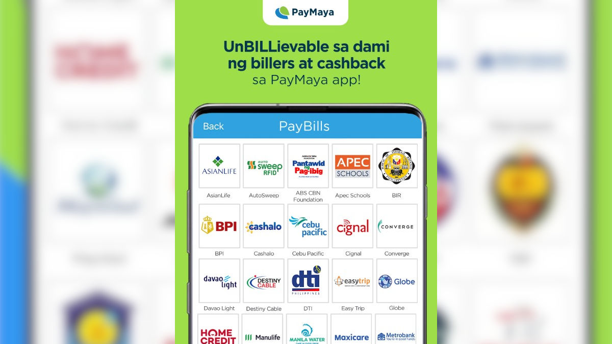 PayMaya Expands Its Bill Payment Offerings to Over 550 Billers