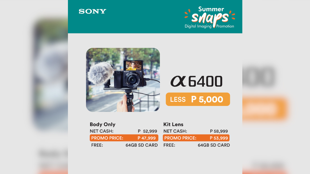 Content Creation at Home Just Got Better with Sony Philippines’ Summer Snaps Gadget Deals