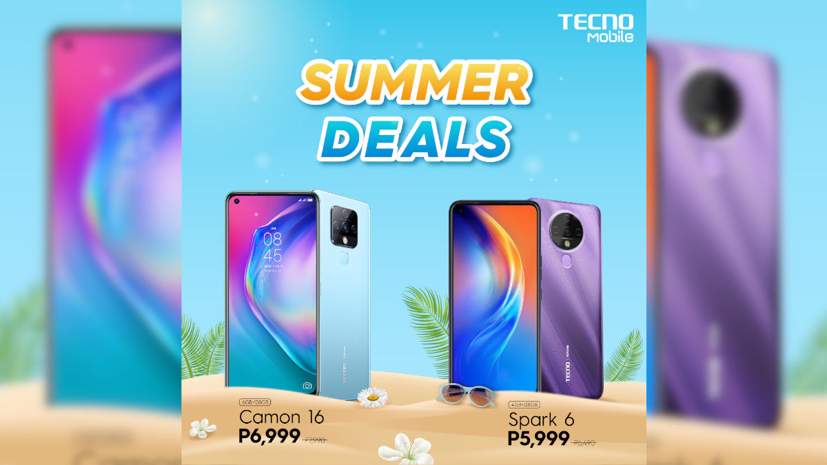 TECNO Announces Summer Deals for Spark 6 and Camon 16 on Lazada and Shopee