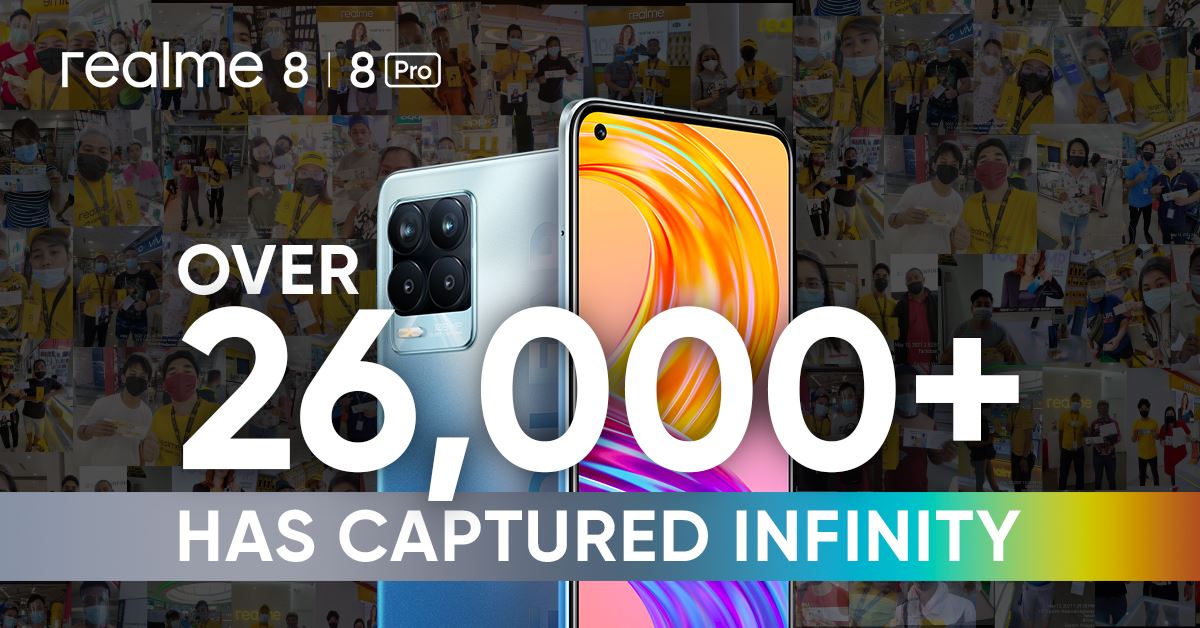 realme PH Hits Record-Breaking First-Day Sales for realme 8 Series