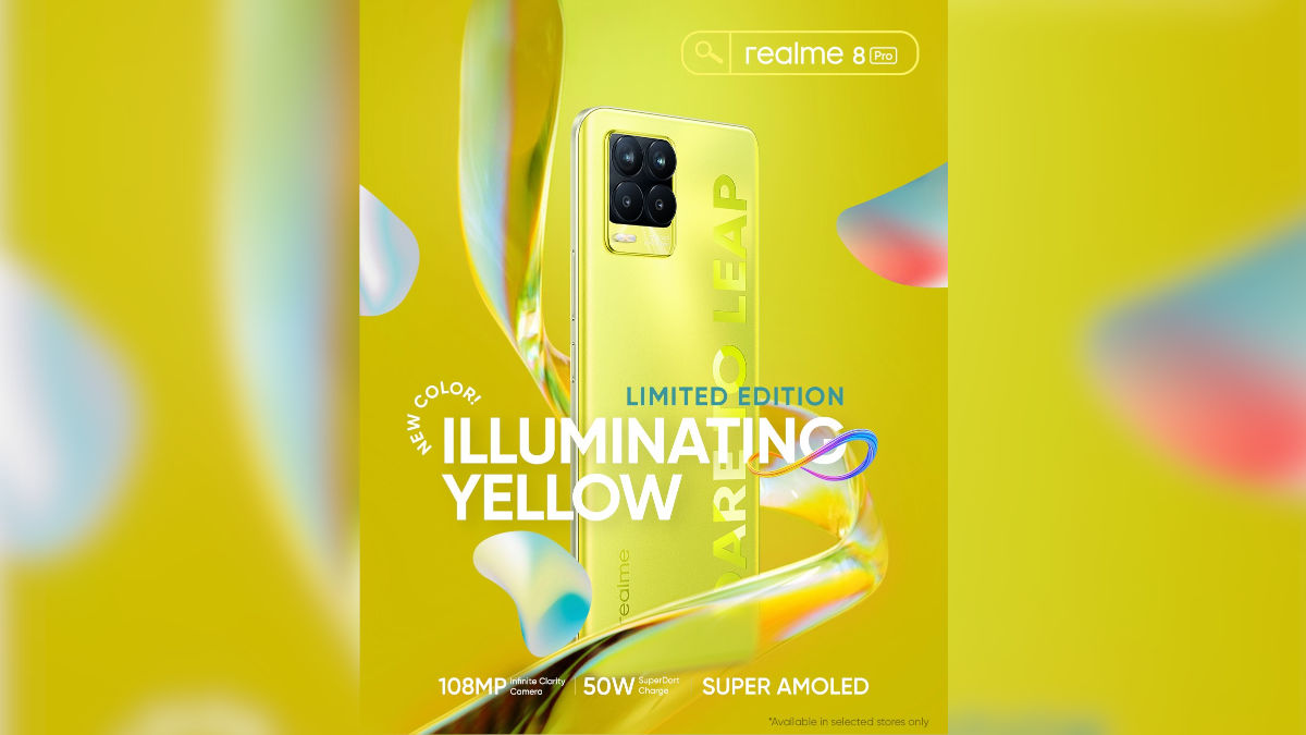 realme Launches Limited Edition Illuminating Yellow Color of the realme 8 Pro in PH