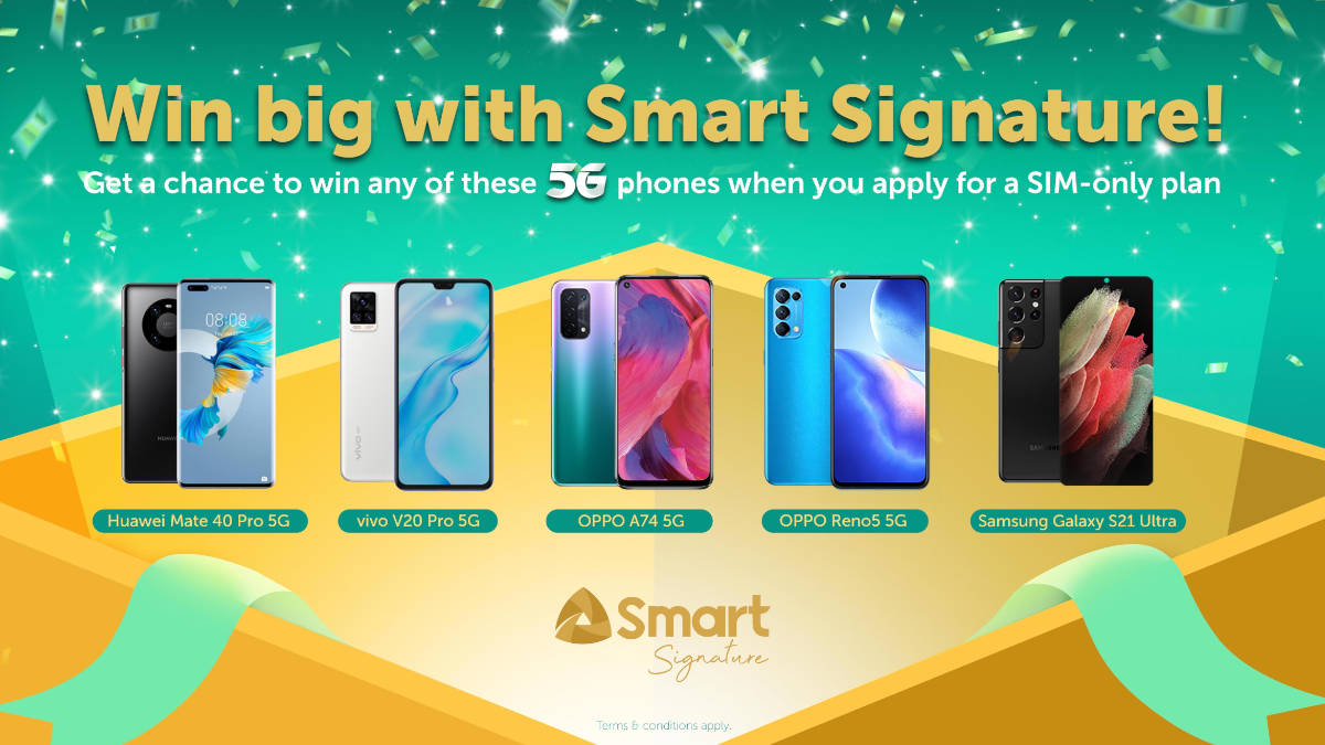 Get a Chance to Win 5G Smartphones with Smart Signature Plans