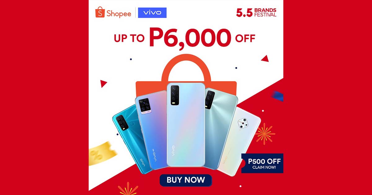 vivo Joins the Shopee 5.5 Sale with Discounts, Vouchers, and Special Prizes!