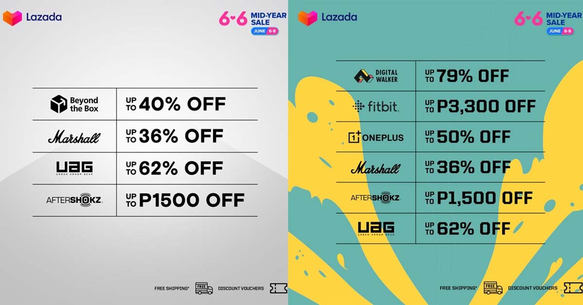 Get Up to 79% Off on Beyond the Box and Digital Walker’s Best-Selling Brands via Lazada this 6.6!
