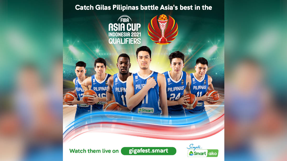 Watch Gilas Pilipinas’ FIBA Asia Cup Games Live via Gigafest.smart