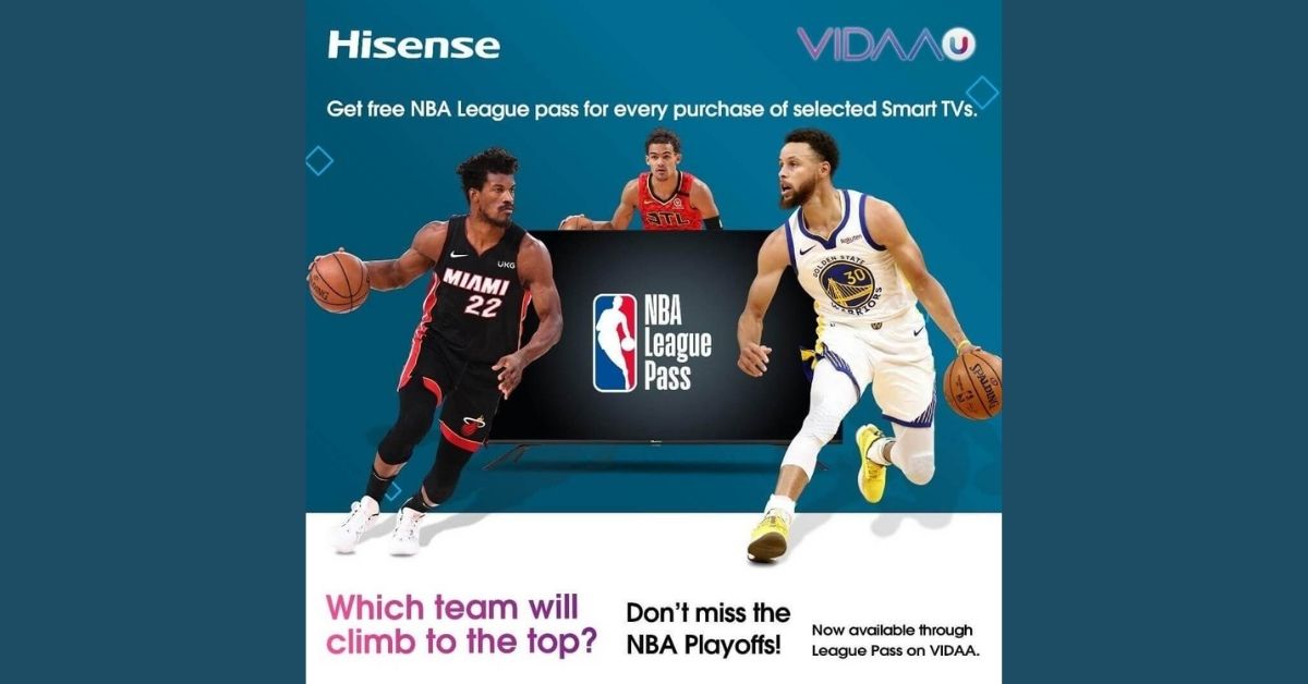 Get an NBA League Pass FREE with Every Purchase of Select HiSense Smart TVs