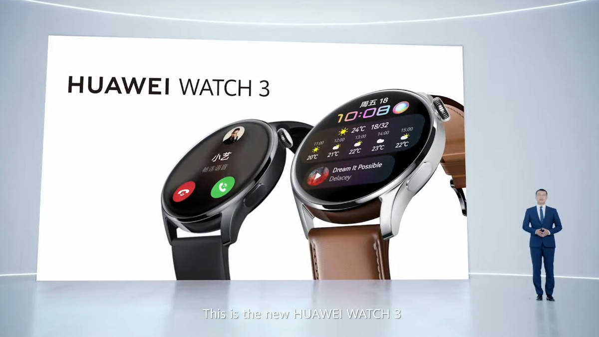 Huawei Watch 3 Series Introduced with eSIM Support and HarmonyOS