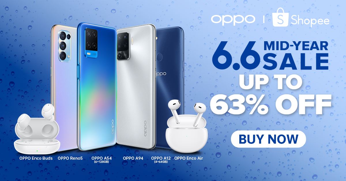 Get the Best Mid-Year Deals on OPPO Products at Shopee’s 6.6 Sale!