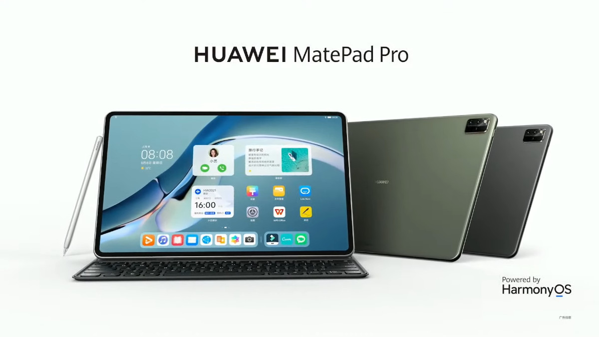 Huawei MatePad Pro 12.6 and 10.8 Introduced with HarmonyOS