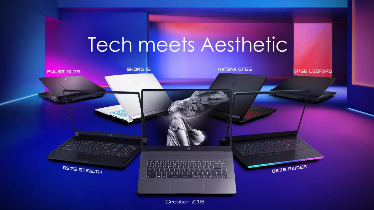 MSI Introduces New Creator and Gaming Laptops with Latest Intel Core Processors at Computex 2021