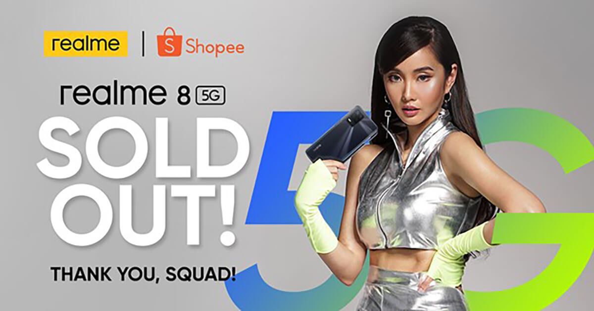realme 8 5G is Another Sold-Out Success!
