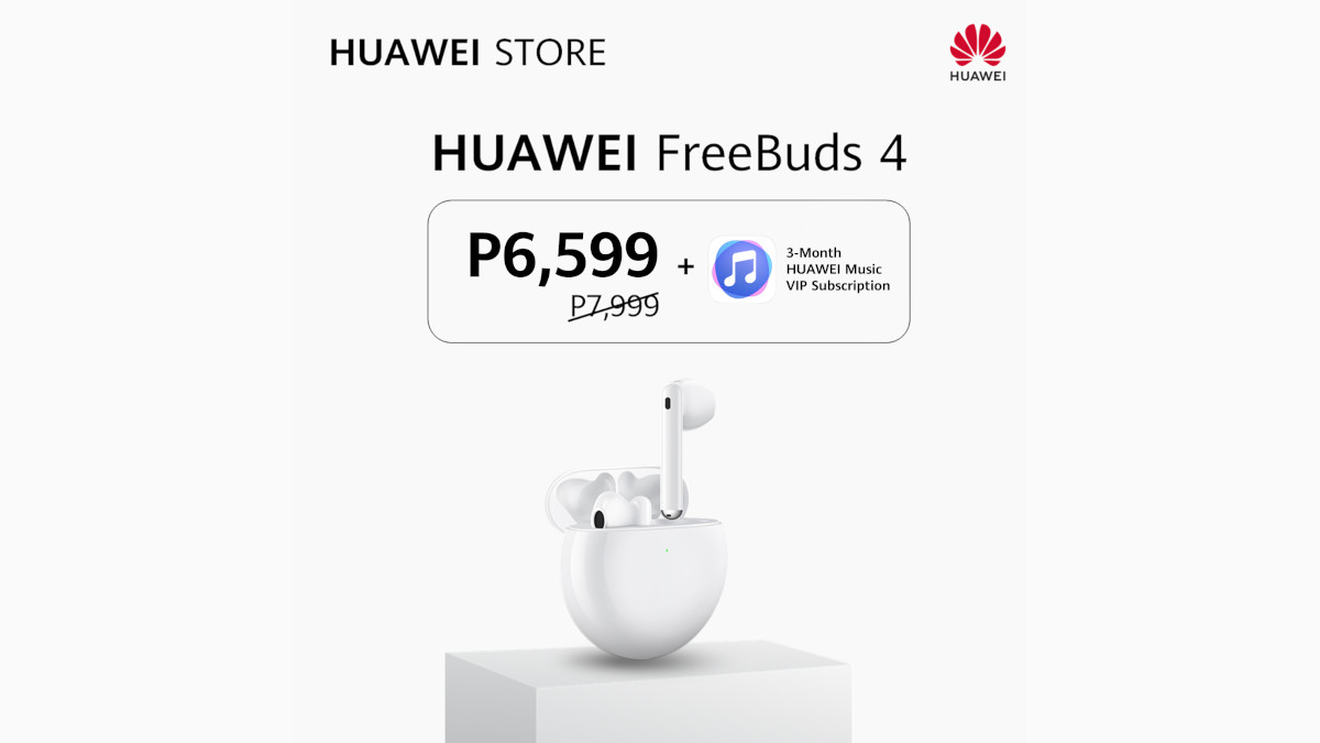 Get the Huawei FreeBuds 4 at a Special Price until July 31!