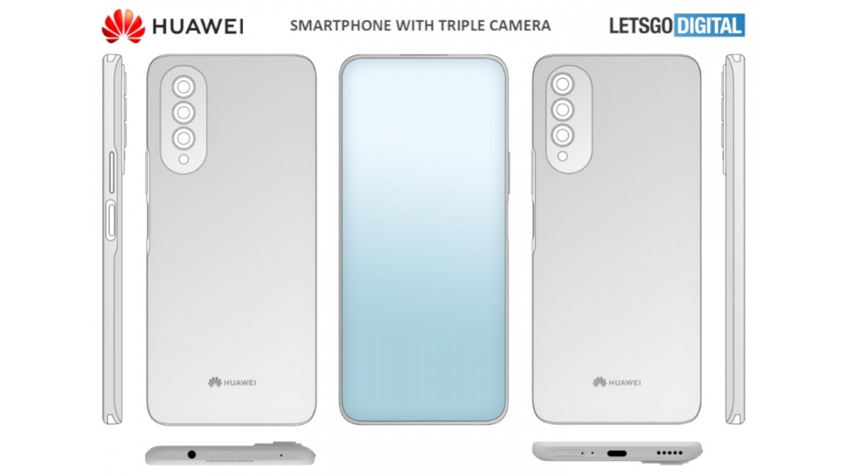 Huawei Files Patent for an Under-Display Front Camera Smartphone